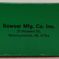 Bowser O Gauge Laurel Line Trolly Car VG/Box