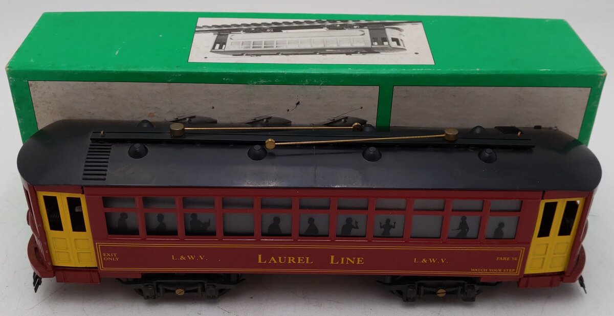 Bowser O Gauge Laurel Line Trolly Car VG/Box