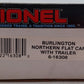 Lionel 6-16308 O Gauge Burlington Northern Flatcar w/Trailer #298224 VG/Box