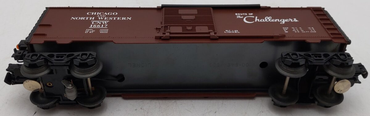 Lionel 6-16617 O Gauge Chicago & Northwestern Boxcar with ETD VG/Box