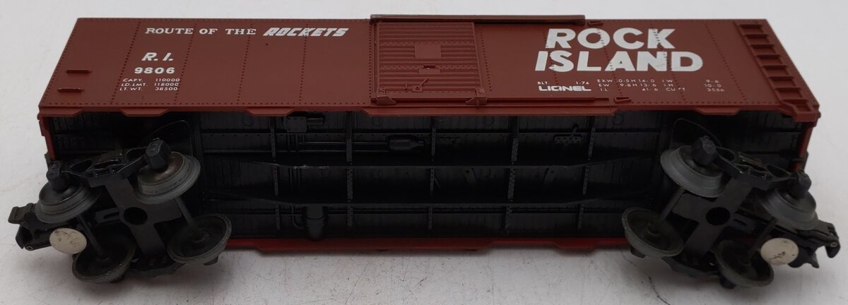 Lionel 6-9806 O Gauge Rock Island Boxcar #9806 VG/Box