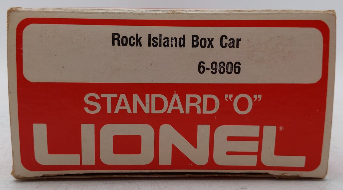 Lionel 6-9806 O Gauge Rock Island Boxcar #9806 VG/Box
