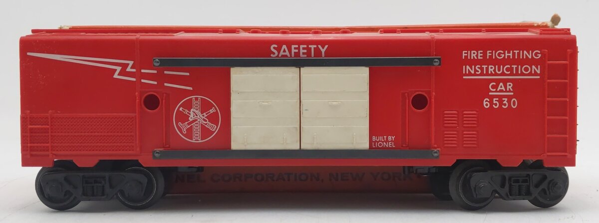Lionel 6530 Vintage O Firefighting Instruction Car EX/Box