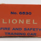 Lionel 6530 Vintage O Firefighting Instruction Car EX/Box