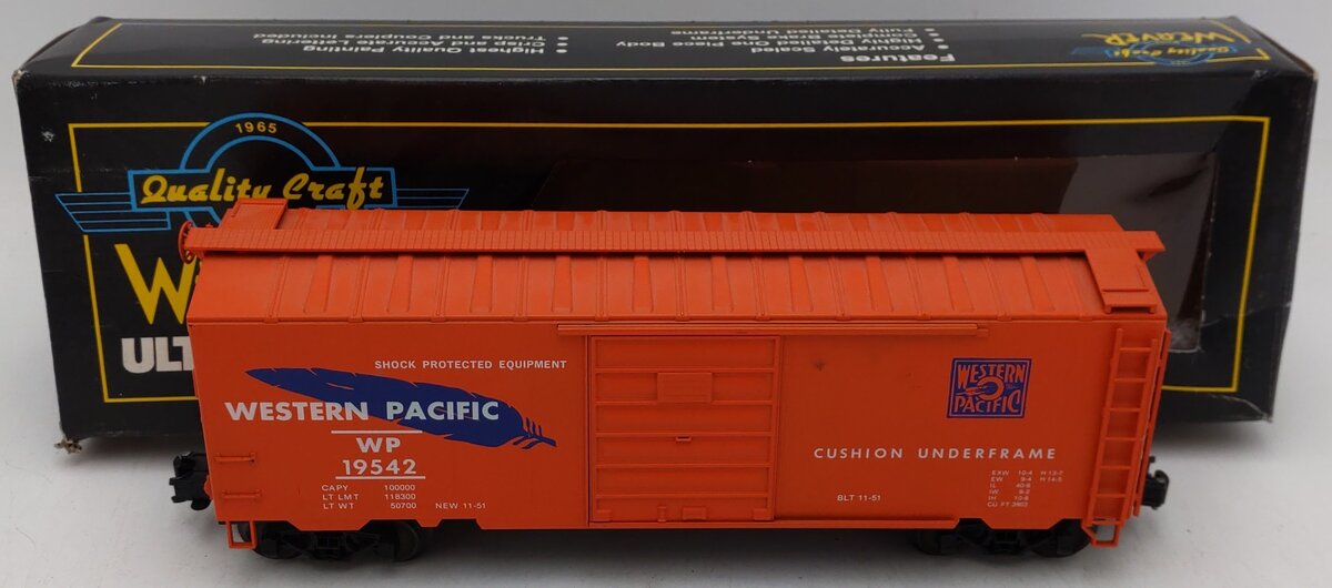 Weaver 19542 Western Pacific Boxcar VG/Box