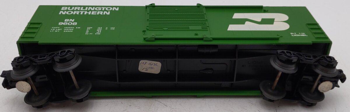Lionel 6-9608 O Gauge Burlington Northern Hi-Cube Boxcar EX/Box