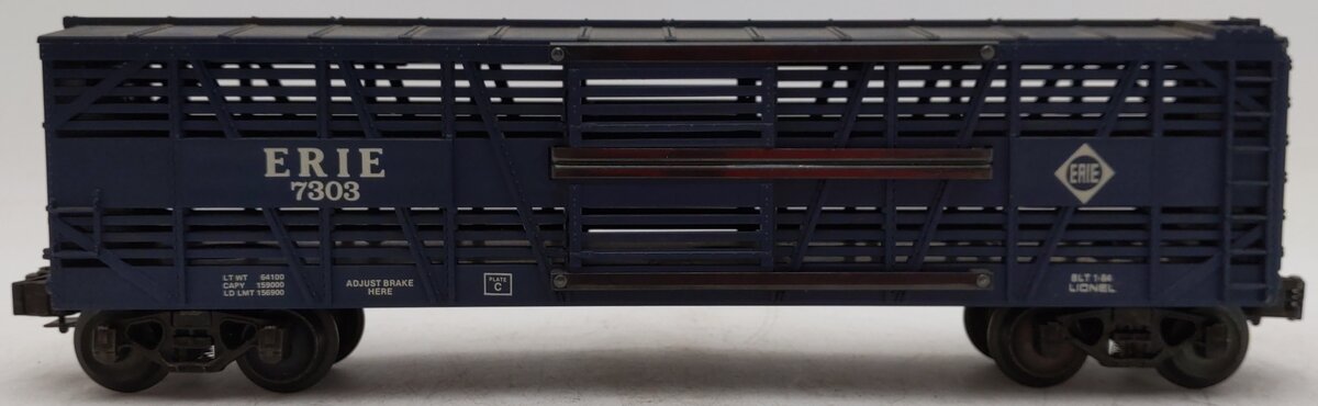 Lionel 6-7303 O Gauge Erie-Lackawanna Bi-level Stock Car EX/Box