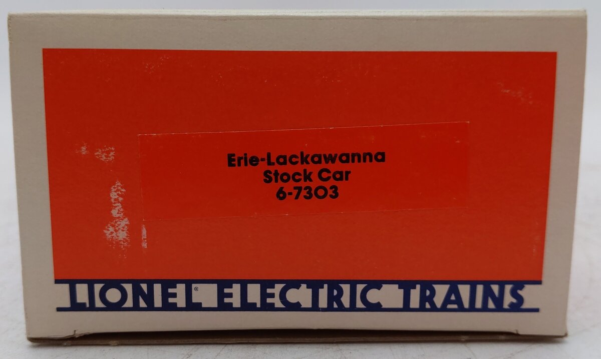 Lionel 6-7303 O Gauge Erie-Lackawanna Bi-level Stock Car EX/Box