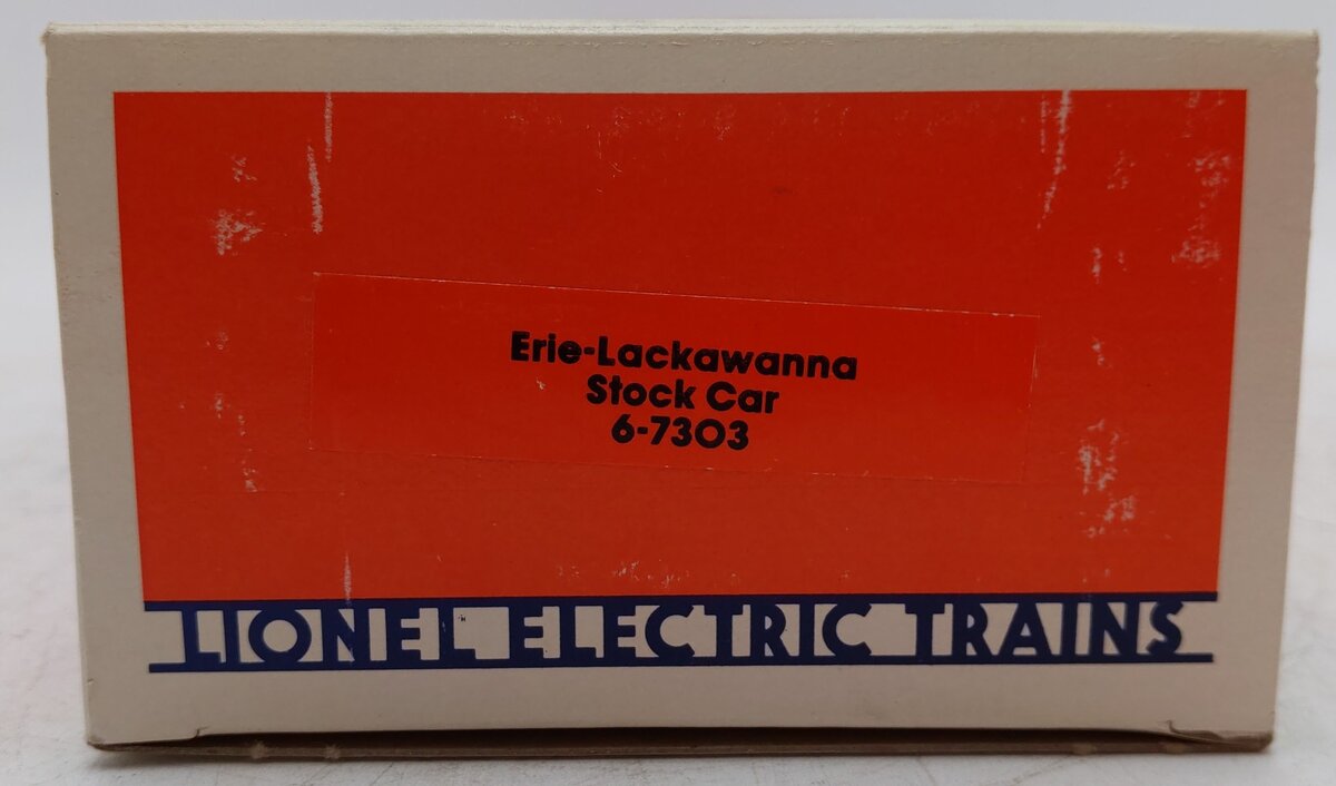 Lionel 6-7303 O Gauge Erie-Lackawanna Bi-level Stock Car EX/Box