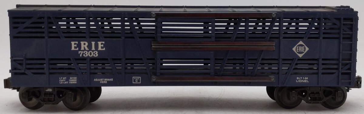 Lionel 6-7303 O Gauge Erie-Lackawanna Bi-level Stock Car EX/Box
