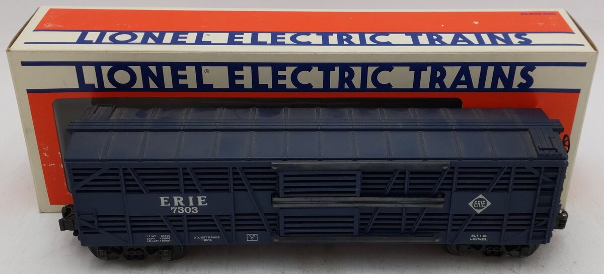 Lionel 6-7303 O Gauge Erie-Lackawanna Bi-level Stock Car EX/Box