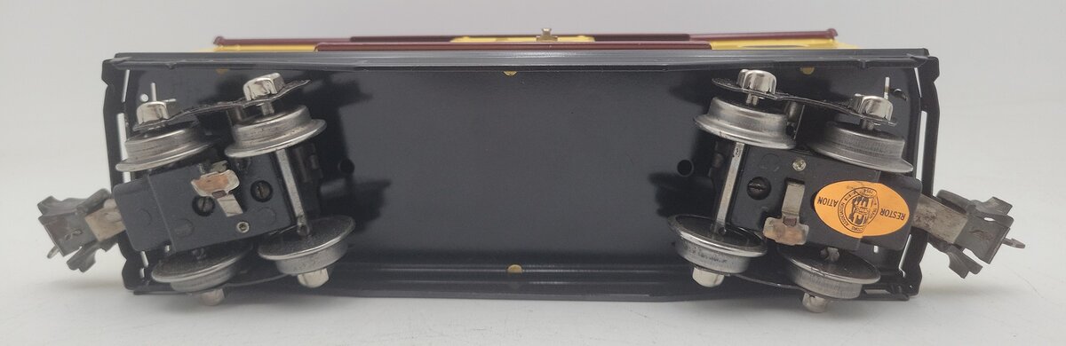 Lionel 2814 Vintage O Prewar Cream & Maroon Tinplate Boxcar