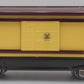 Lionel 2814 Vintage O Prewar Cream & Maroon Tinplate Boxcar