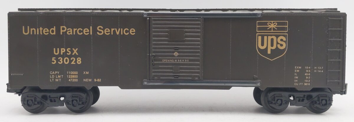 KMT 53028 O Gauge United Parcel Service Boxcar EX