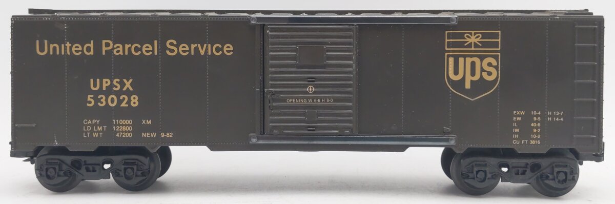 KMT 53028 O Gauge United Parcel Service Boxcar EX