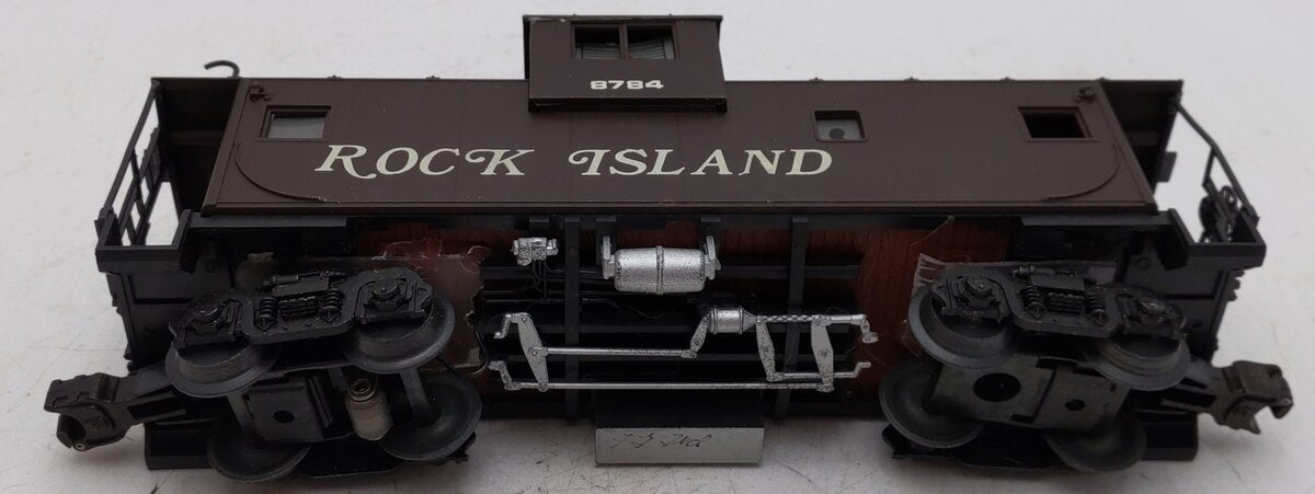 Lionel O Gauge Custom Built Rock Island Caboose Car #8784/Box