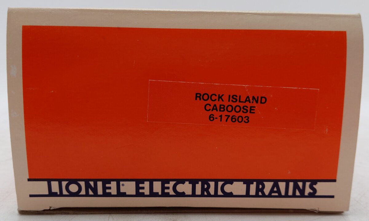 Lionel O Gauge Custom Built Rock Island Caboose Car #8784/Box