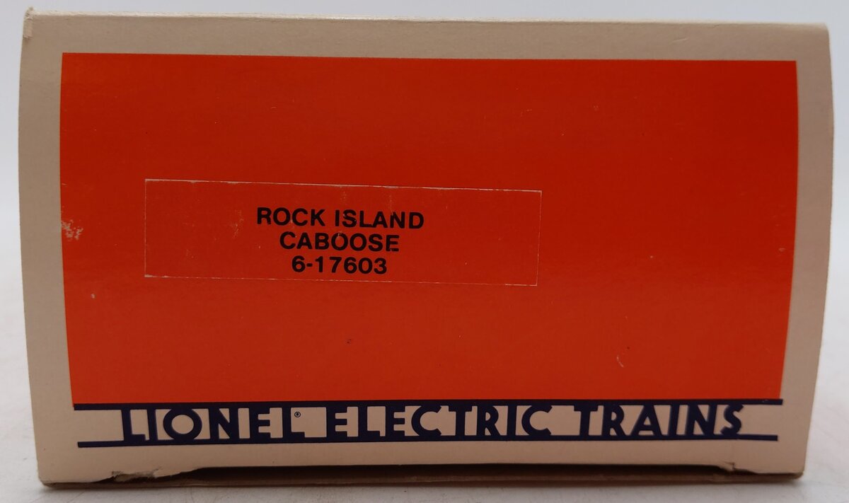 Lionel O Gauge Custom Built Rock Island Caboose Car #8784/Box