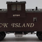 Lionel O Gauge Custom Built Rock Island Caboose Car #8784/Box