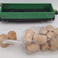 Lionel 2812 Vintage O Prewar Lionel Lines Green Gondola w/ Log Load