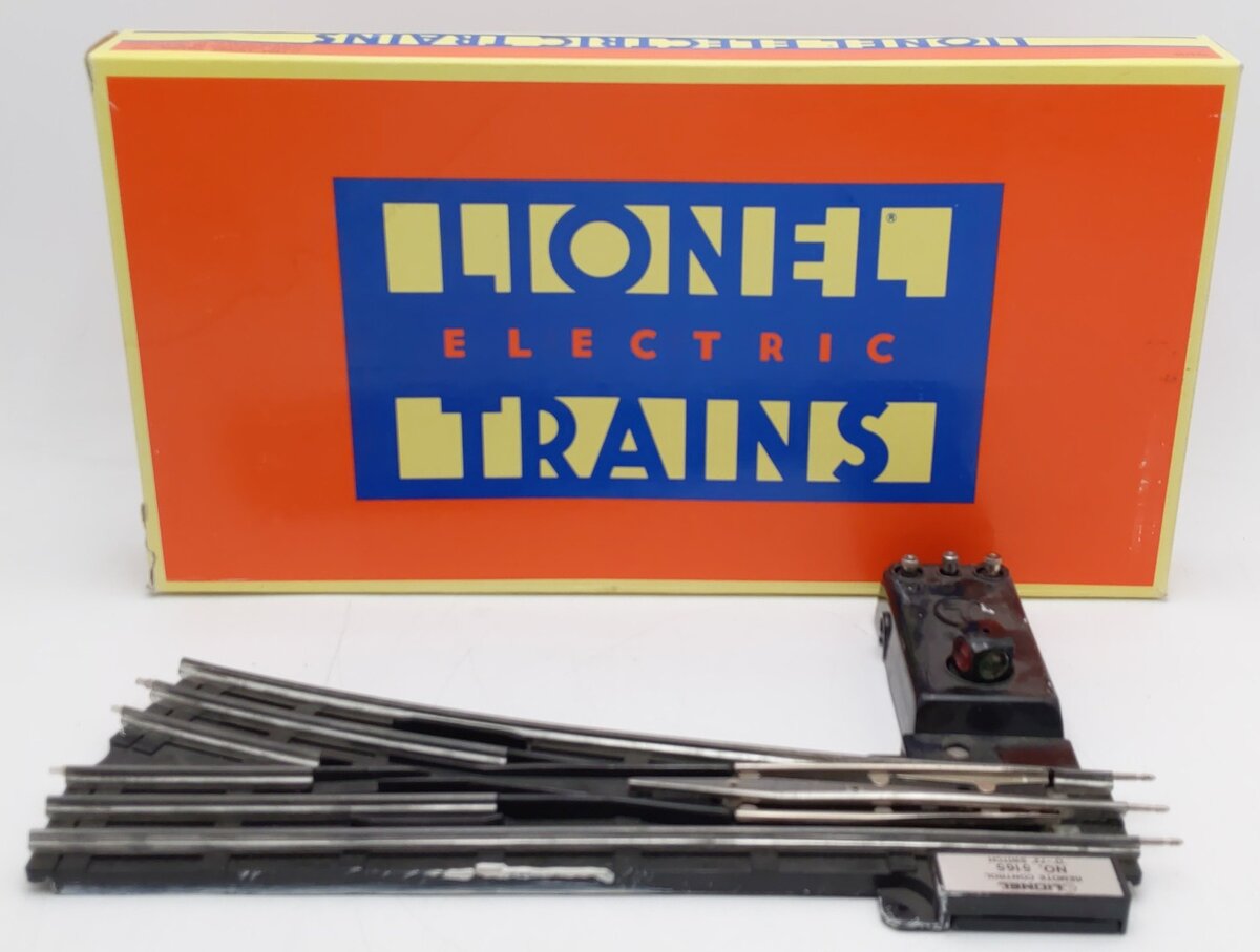 Lionel 6-5165 O72 Right Hand Remote Switch Turnout w/o Controller VG/Box