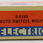Lionel 6-5165 O72 Right Hand Remote Switch Turnout w/o Controller VG/Box