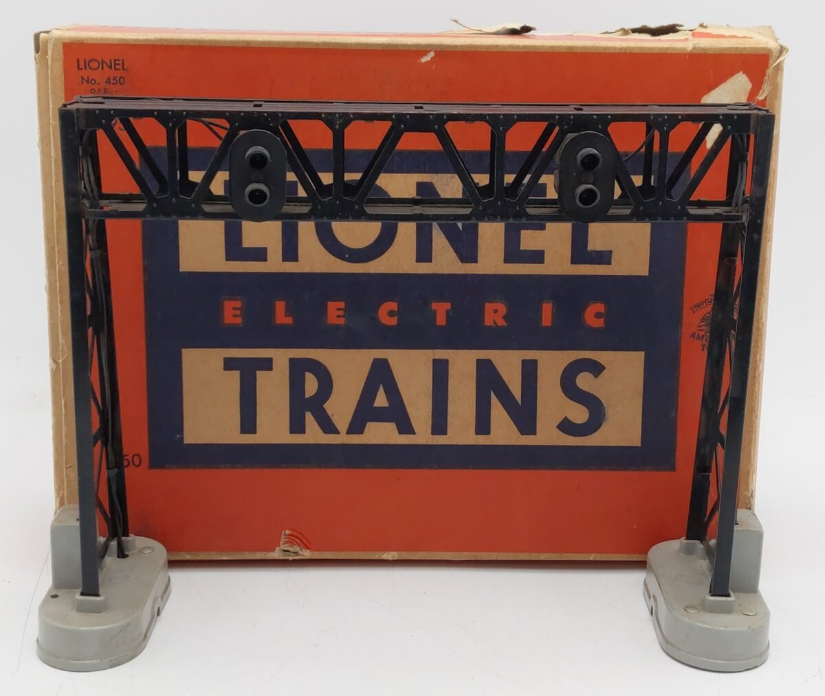 Lionel 450 Vintage O Postwar Operating Signal Bridge VG/Box