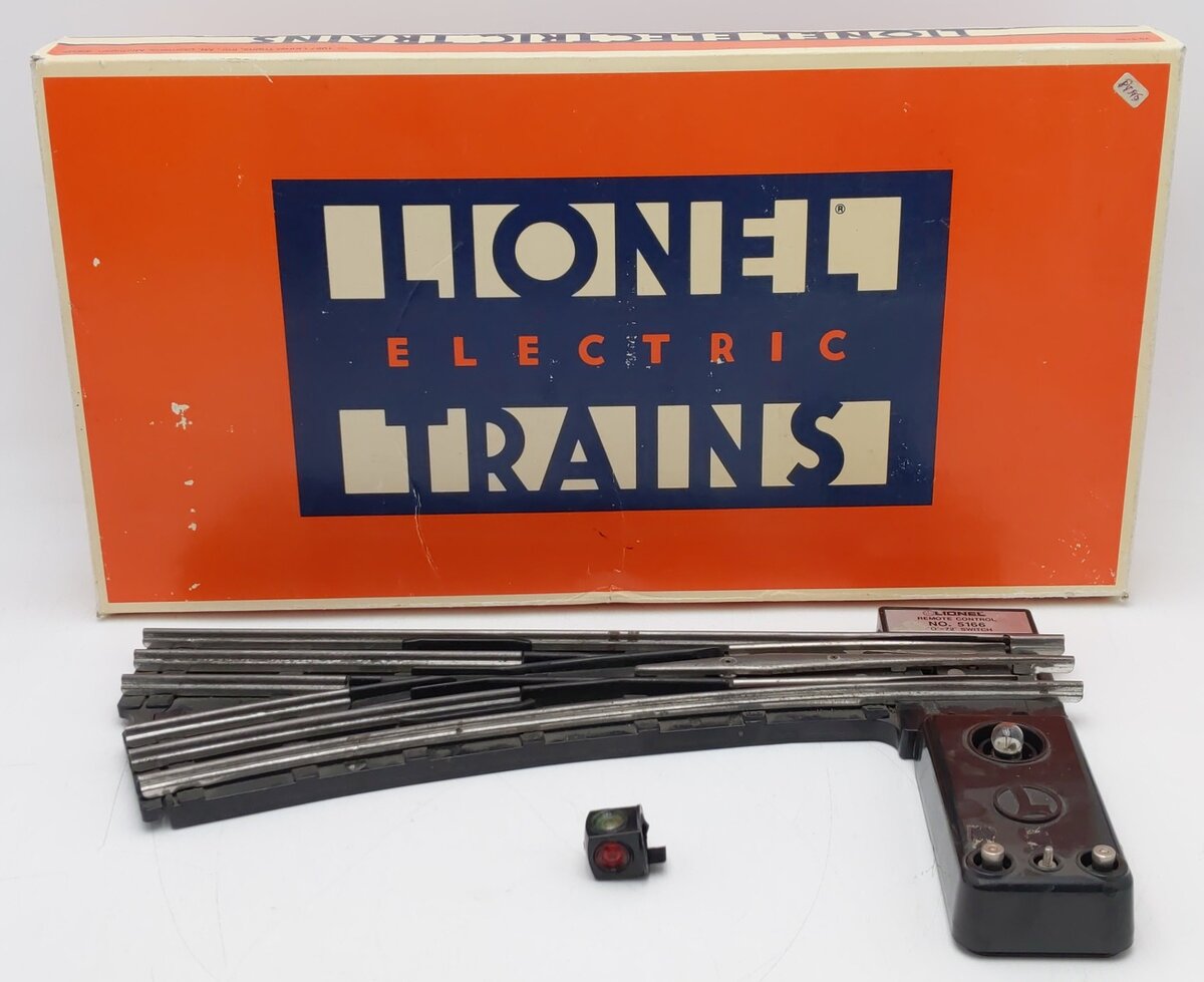 Lionel 6-5166 O Gauge Left Hand O72 Remote Switch/Turnout VG/Box