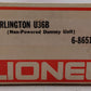 Lionel 6-8651 O Burlington Northern U36B Dummy Diesel Locomotive VG/Box