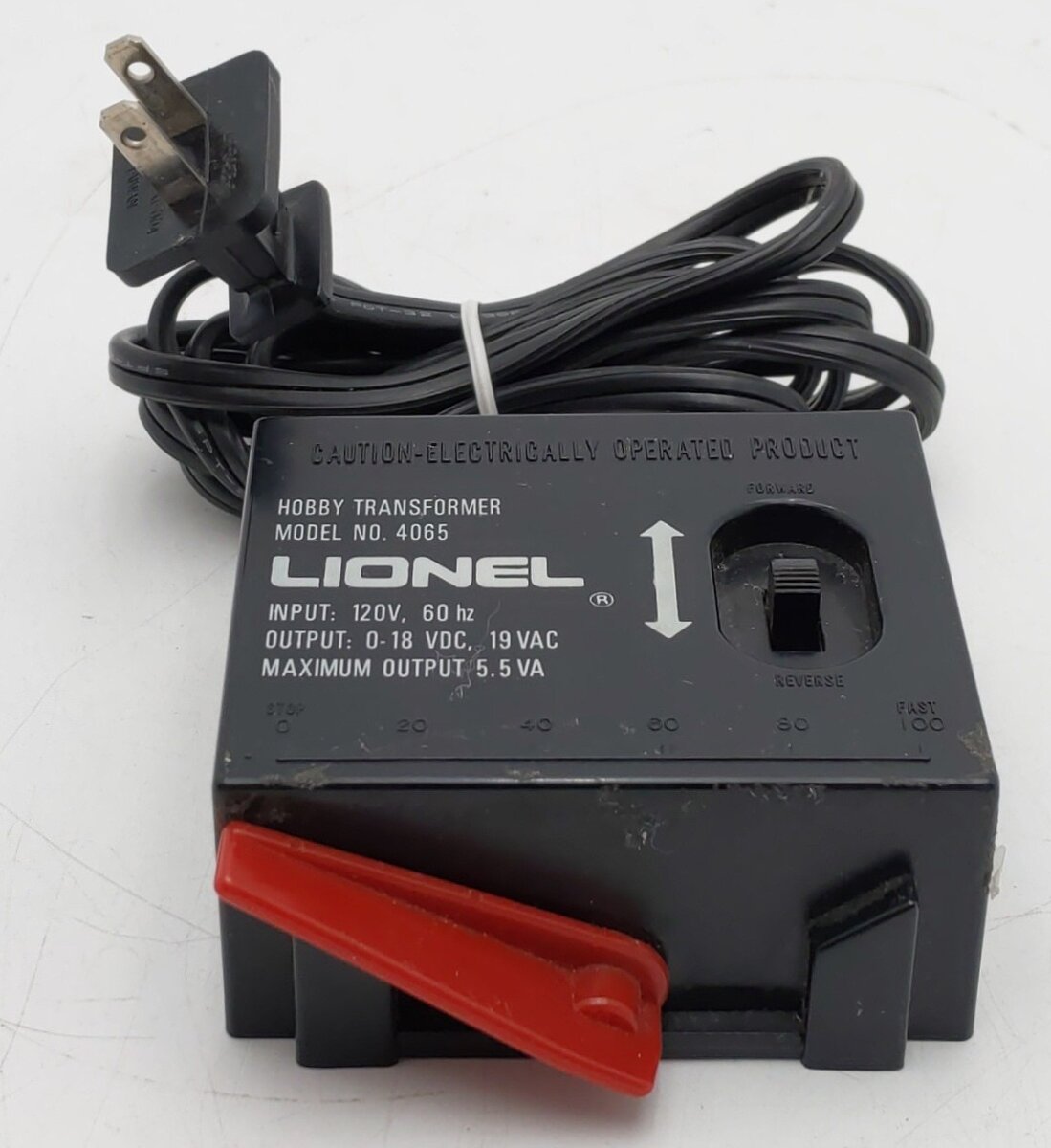Lionel 4065 O Gauge 120V Transformer EX
