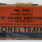 Lionel O42 Vintage O Gauge Manual Right-Hand Switches (Pair of 2) VG/Box