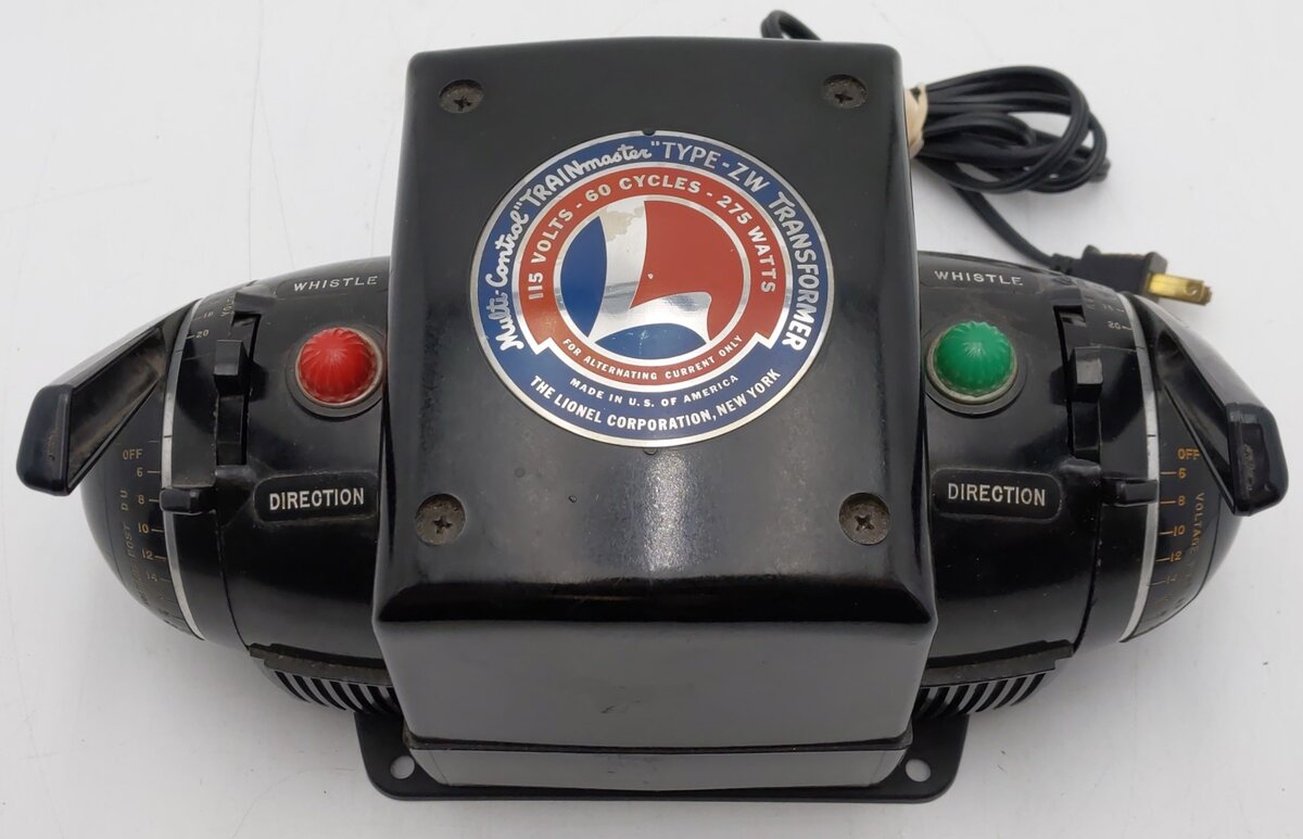 Lionel ZW Vintage O Gauge Trainmaster 275 Watt Transformer with Whistle VG
