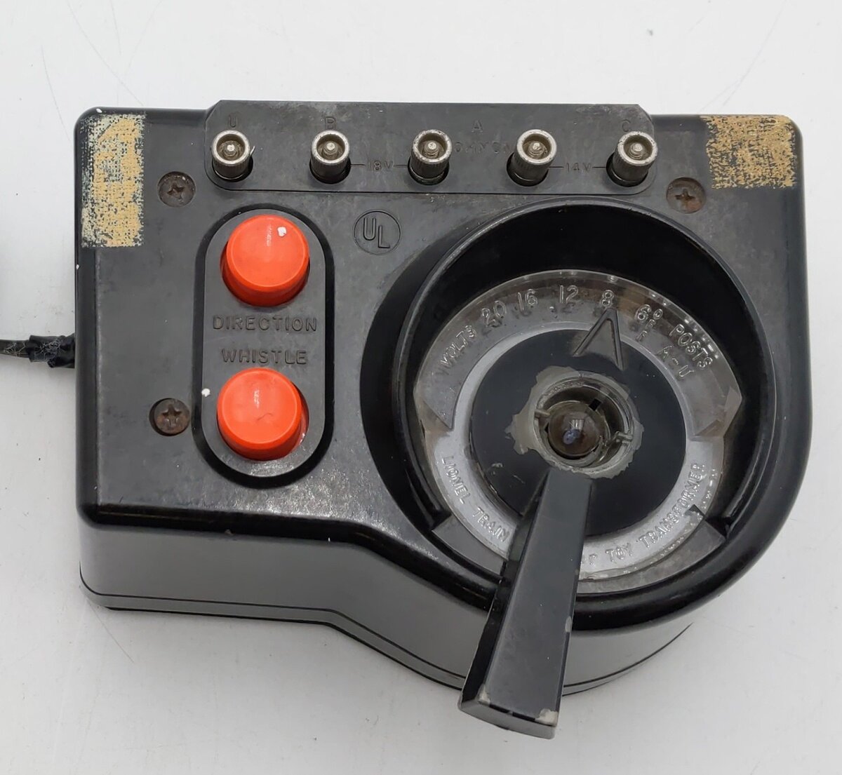Lionel LW O Vintage Trainmaster 125 Watt Transformer with Whistle VG
