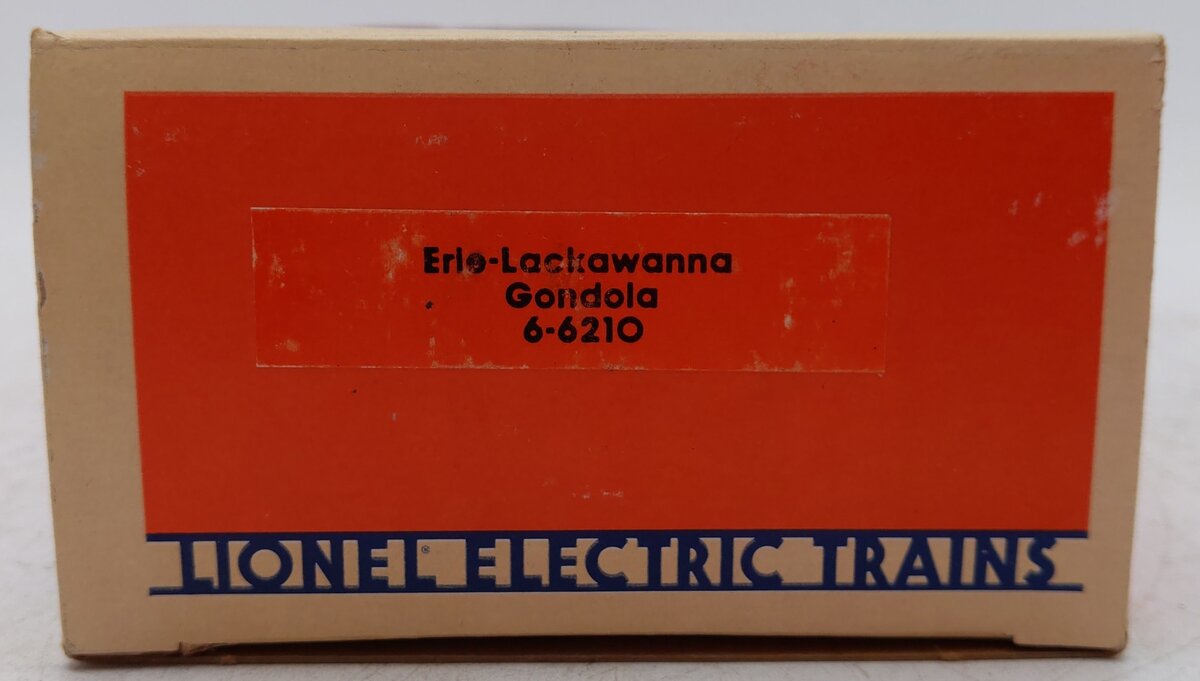 Lionel 6-6210 O Gauge Erie Lackawanna Gondola w/ Radioactive Containers VG/Box