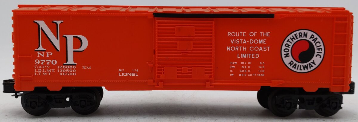Lionel 6-9770 O Gauge Northern Pacific Boxcar #9770 EX/Box