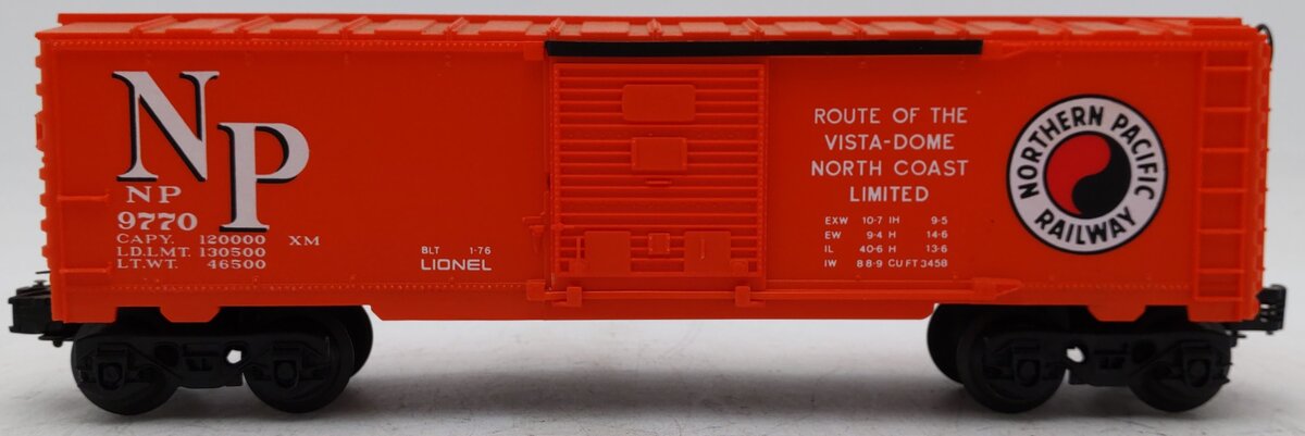 Lionel 6-9770 O Gauge Northern Pacific Boxcar #9770 EX/Box