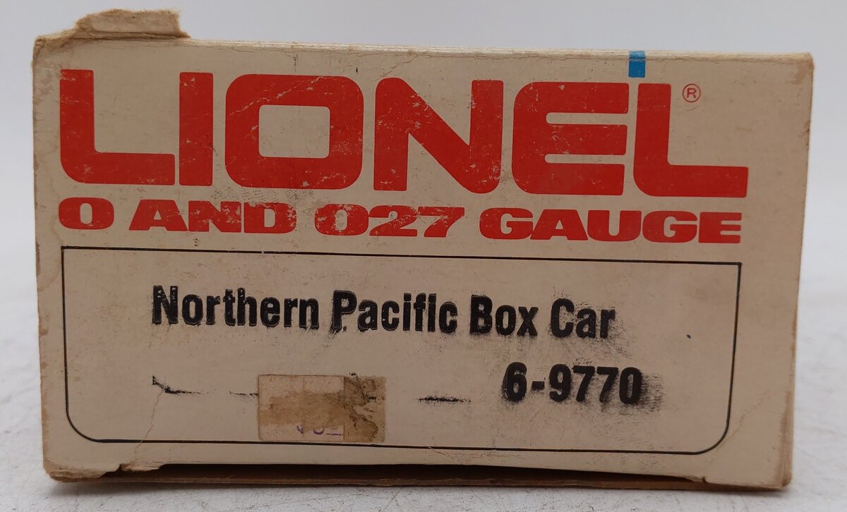 Lionel 6-9770 O Gauge Northern Pacific Boxcar #9770 EX/Box