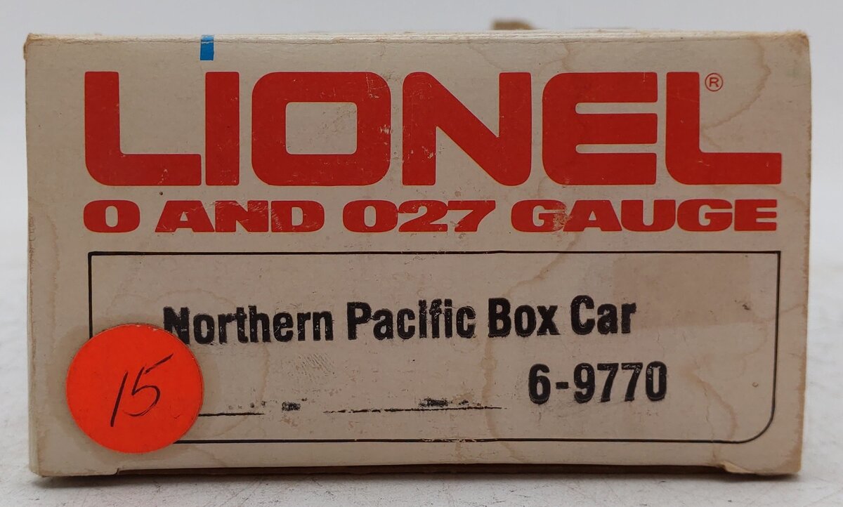 Lionel 6-9770 O Gauge Northern Pacific Boxcar #9770 EX/Box
