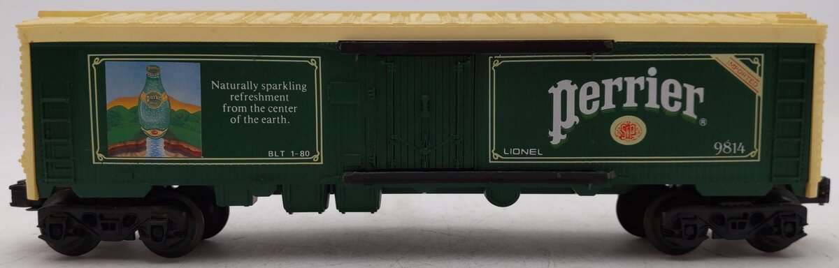 Lionel 6-9814 O Gauge Perrier Billboard Reefer Car #9814 VG/Box