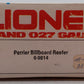 Lionel 6-9814 O Gauge Perrier Billboard Reefer Car #9814 VG/Box