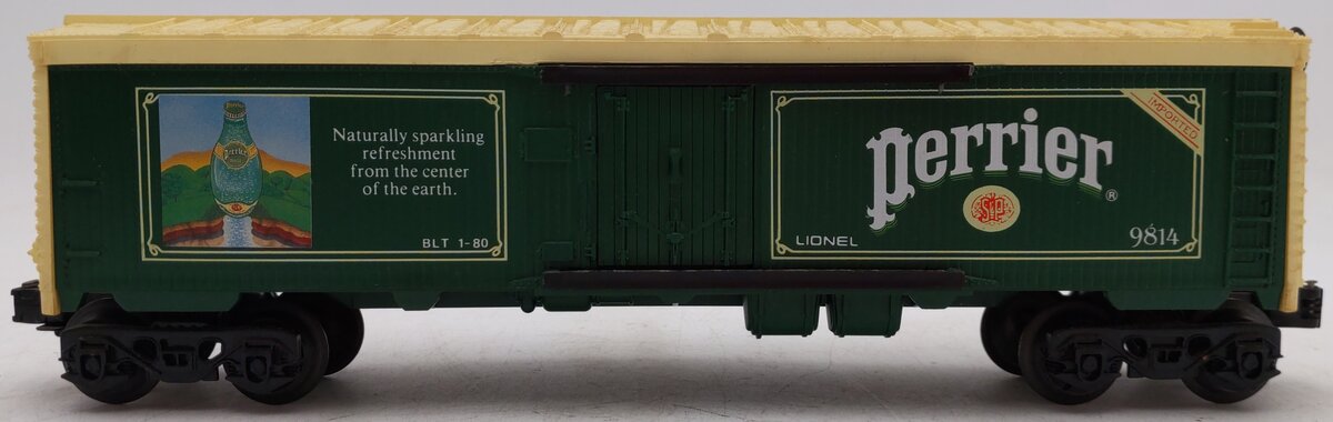 Lionel 6-9814 O Gauge Perrier Billboard Reefer Car #9814 VG/Box