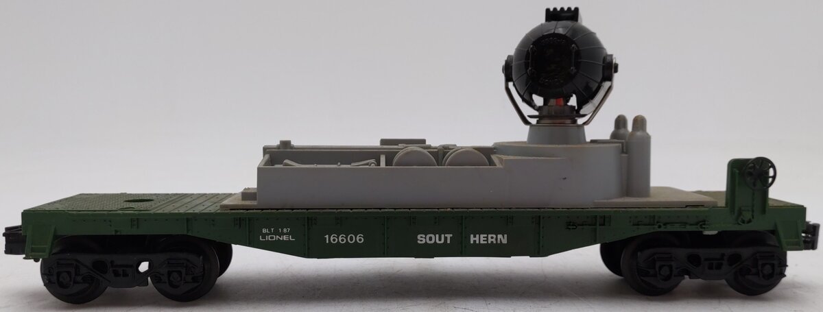 Lionel 6-16606 O Gauge Southern Operating Searchlight Car EX/Box