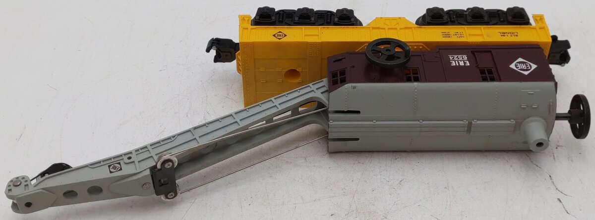 Lionel 6-6524 O Gauge Erie Lackawanna 6 Wheel Crane Car EX/Box