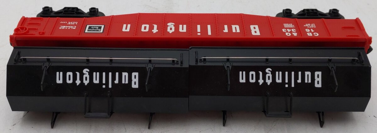 Lionel 6-16343 O Gauge Burlington Gondola w/Coil Covers VG/Box