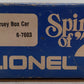 Lionel 6-7603 O Gauge State of New Jersey Boxcar #7603 VG/Box