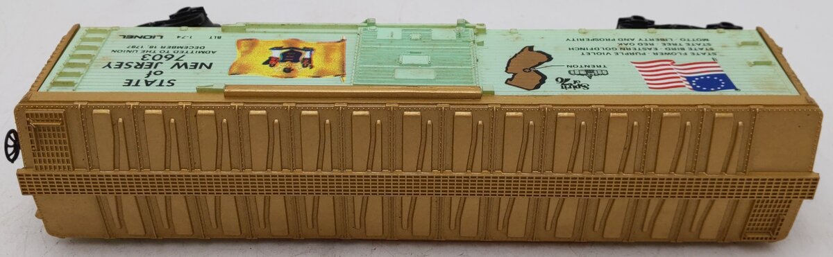 Lionel 6-7603 O Gauge State of New Jersey Boxcar #7603 VG/Box