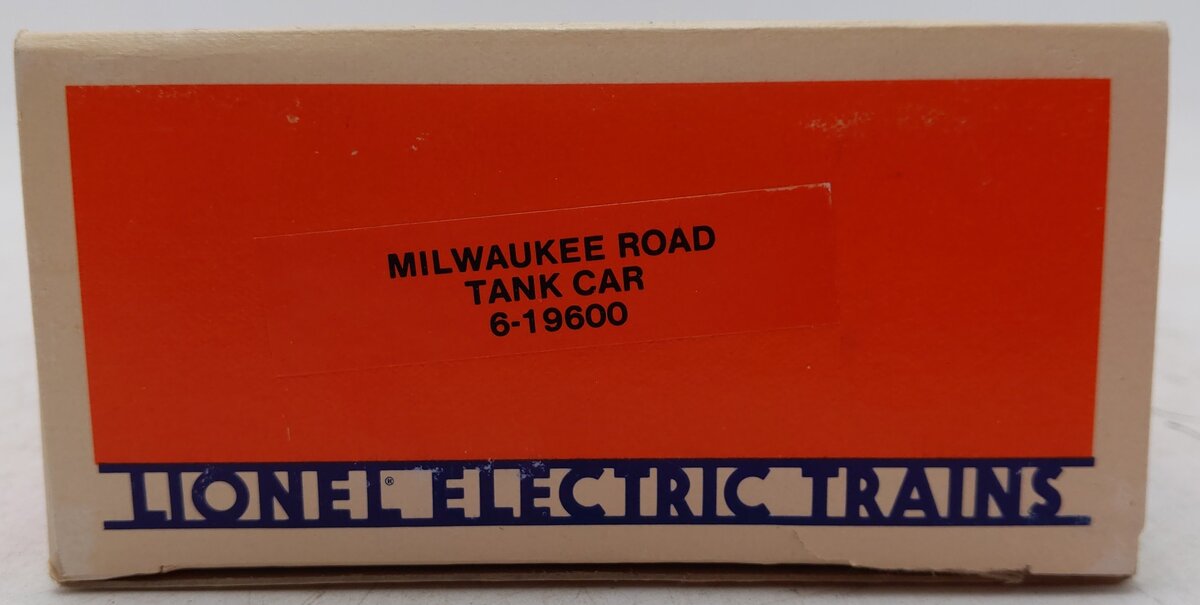 Lionel 6-19600 O Gauge Milwaukee Road Single Dome Tank Car #19600 EX/Box
