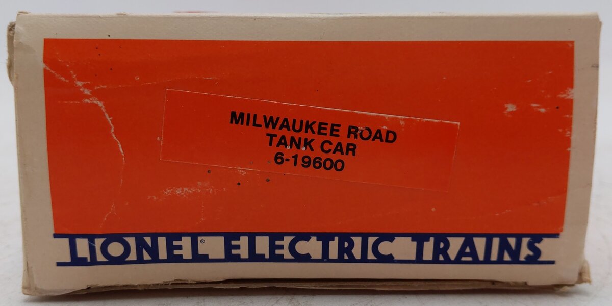 Lionel 6-19600 O Gauge Milwaukee Road Single Dome Tank Car #19600 EX/Box