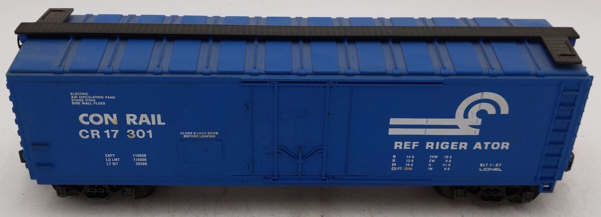 Lionel 6-17301 O Gauge Conrail Standard Reefer VG/Box