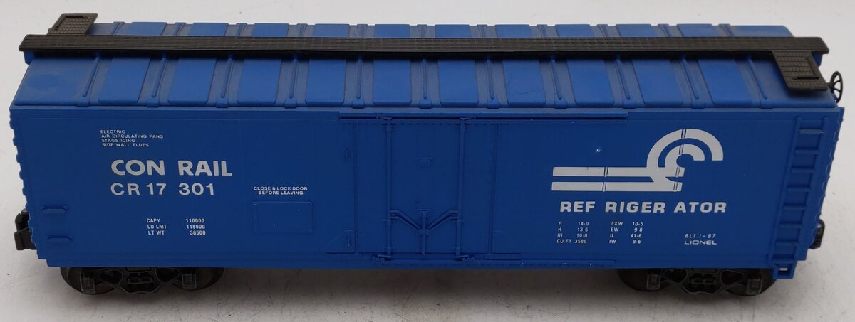 Lionel 6-17301 O Gauge Conrail Standard Reefer VG/Box